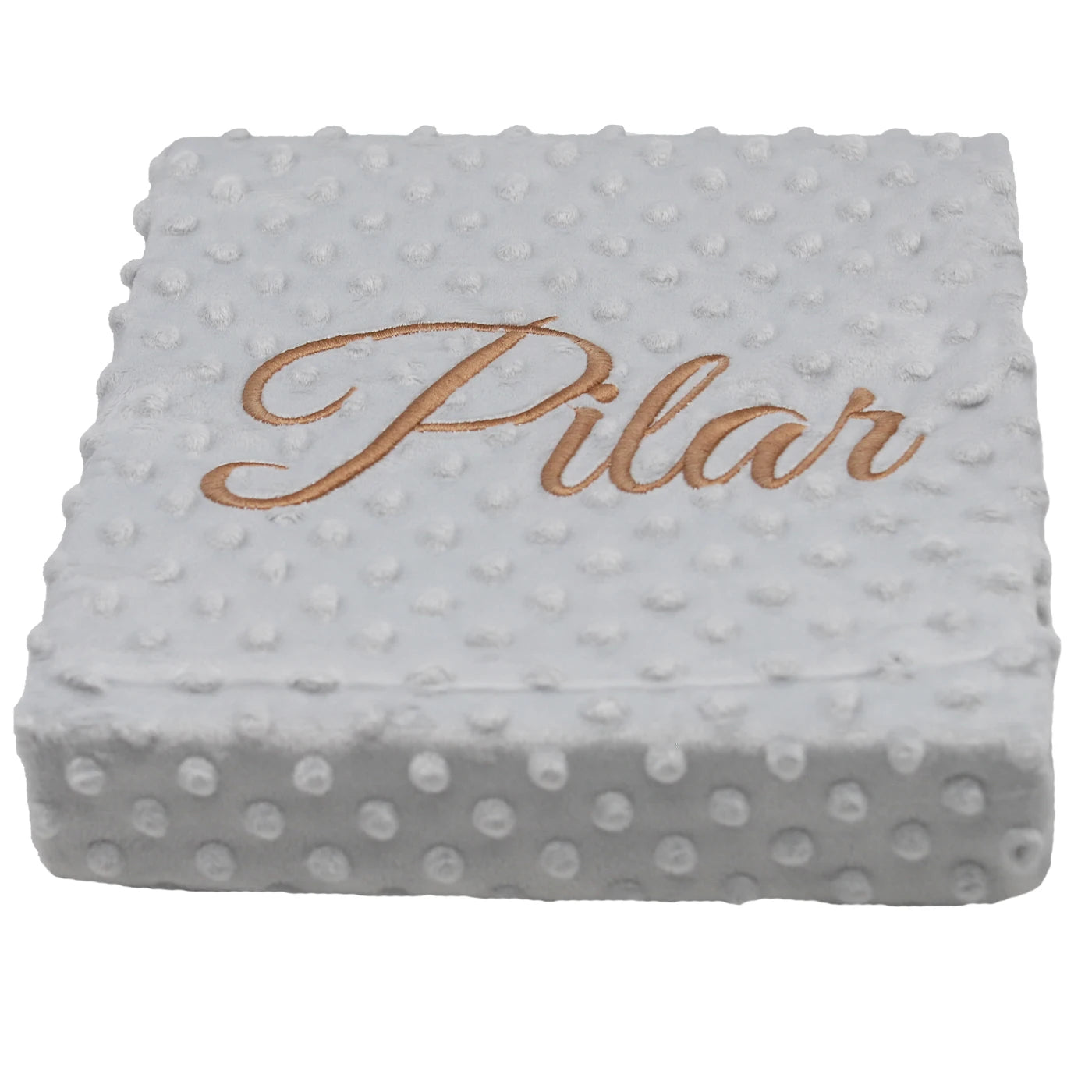 Manta Bebé Personalizada Bordado Nombre - Topito Recién Nacidos Minicuna Cuna