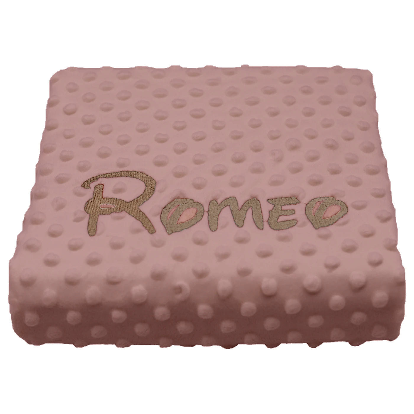 Manta Bebé Personalizada Bordado Nombre - Topito Recién Nacidos Minicuna Cuna