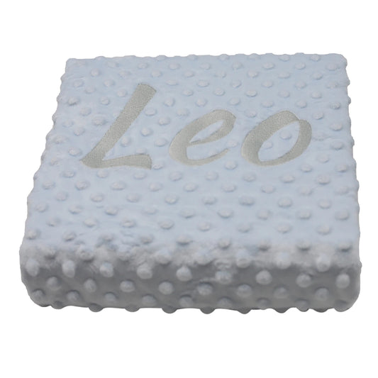 Manta Bebé Personalizada Bordado Nombre - Topito Recién Nacidos Minicuna Cuna