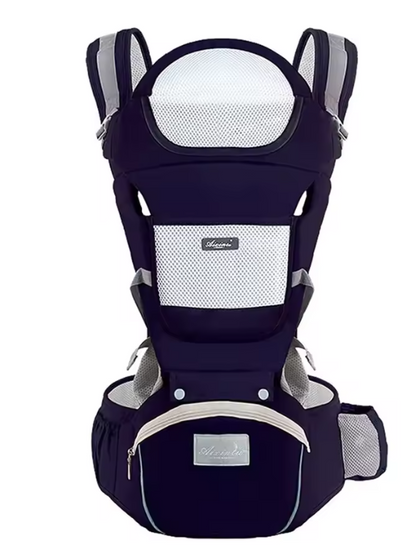 Mochila Portabebés Ergonómica Asiento Cadera - Fular Canguro Frontal Viaje