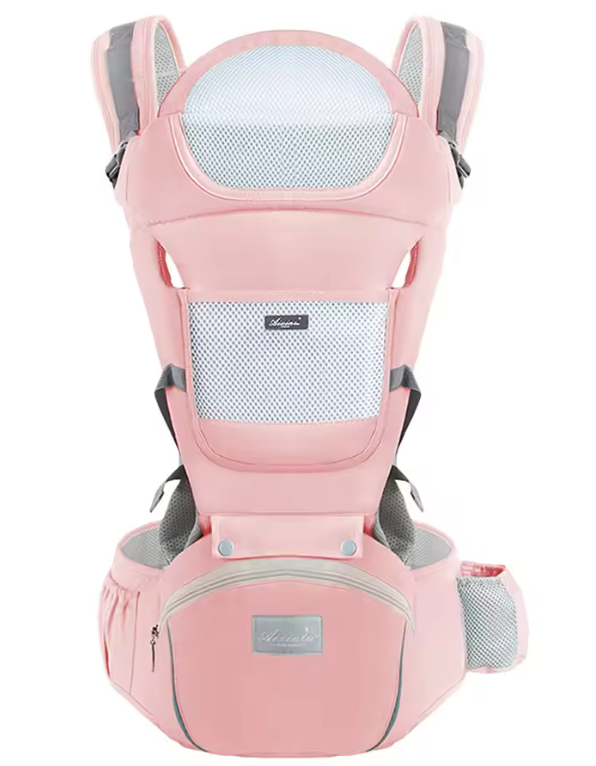 Mochila Portabebés Ergonómica Asiento Cadera - Fular Canguro Frontal Viaje