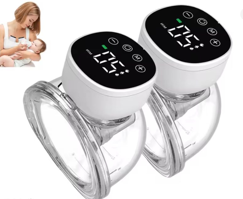 Sacaleches Eléctrico Portátil Manos Libres Silencioso - Automático Lactancia Materna