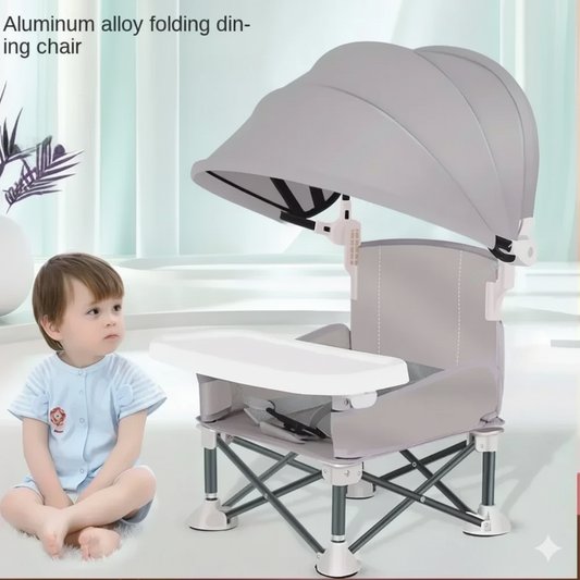 Asiento Bebé Portátil Plegable Viaje - Camping Playa Interior Exterior Comidas Juego