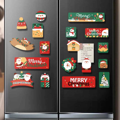 Imán Nevera Navidad Personalizable EVA - Papá Noel Árbol Decoración Magnética