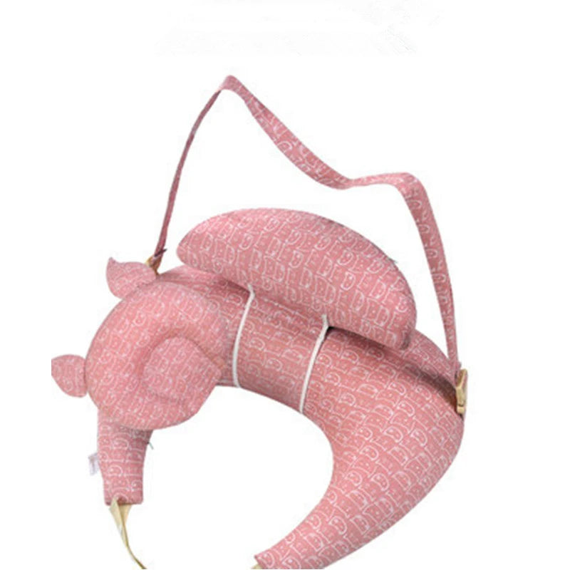 Almohada de Lactancia Multifuncional con Correa - Soporte Total Bebé - Huellitas de Vida