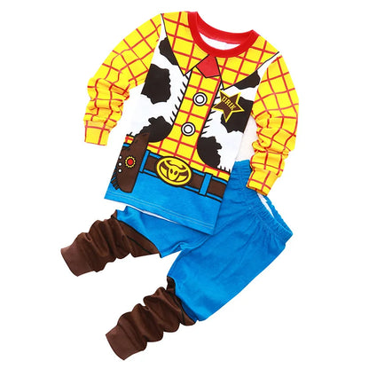 Pijama Spiderman Niños Algodón - Pijama Cartoon Primavera Otoño Conjunto Cómodo Niñas - Huellitas de Vida