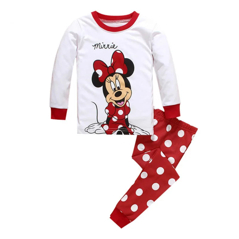 Pijama Spiderman Niños Algodón - Pijama Cartoon Primavera Otoño Conjunto Cómodo Niñas - Huellitas de Vida