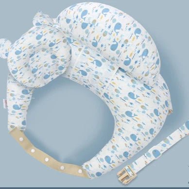 Almohada de Lactancia Multifuncional con Correa - Soporte Total Bebé - Huellitas de Vida