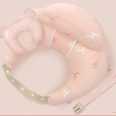 Almohada de Lactancia Multifuncional con Correa - Soporte Total Bebé - Huellitas de Vida