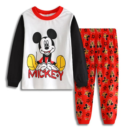 Pijama Spiderman Niños Algodón - Pijama Cartoon Primavera Otoño Conjunto Cómodo Niñas - Huellitas de Vida