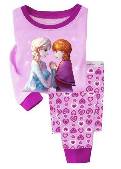 Pijama Spiderman Niños Algodón - Pijama Cartoon Primavera Otoño Conjunto Cómodo Niñas - Huellitas de Vida