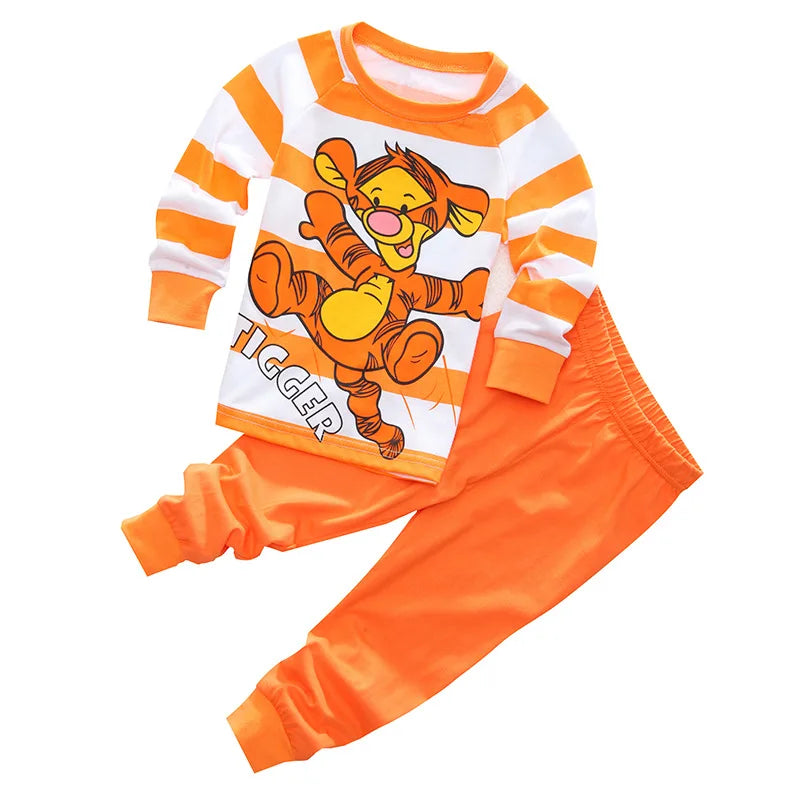 Pijama Spiderman Niños Algodón - Pijama Cartoon Primavera Otoño Conjunto Cómodo Niñas - Huellitas de Vida