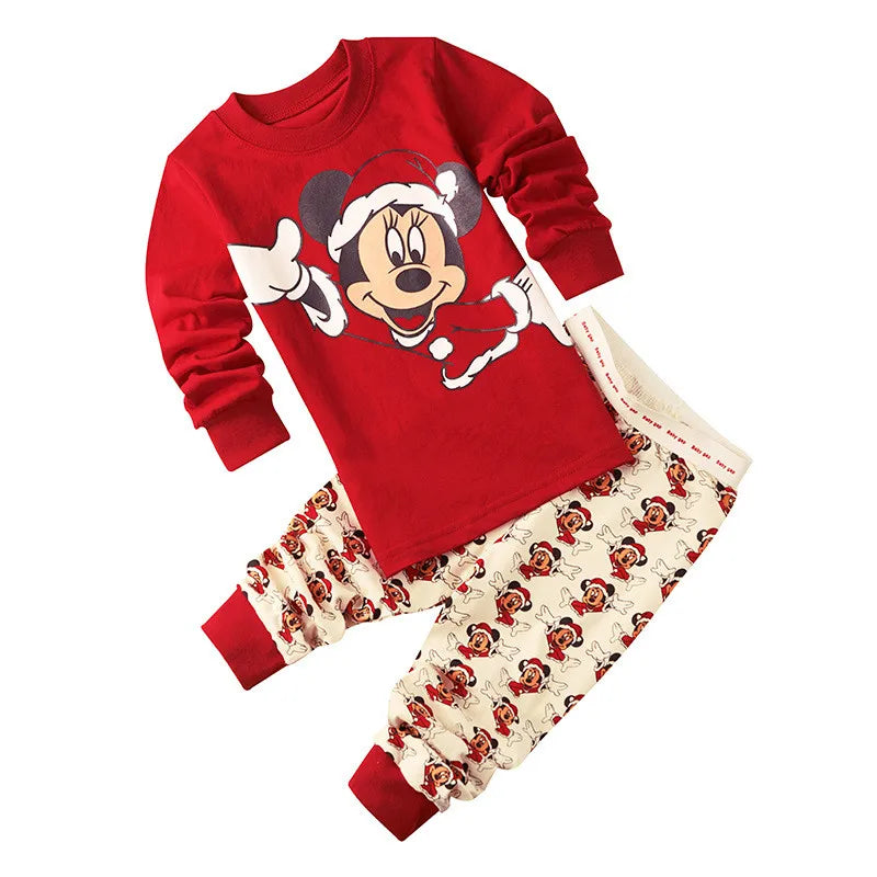 Pijama Spiderman Niños Algodón - Pijama Cartoon Primavera Otoño Conjunto Cómodo Niñas - Huellitas de Vida