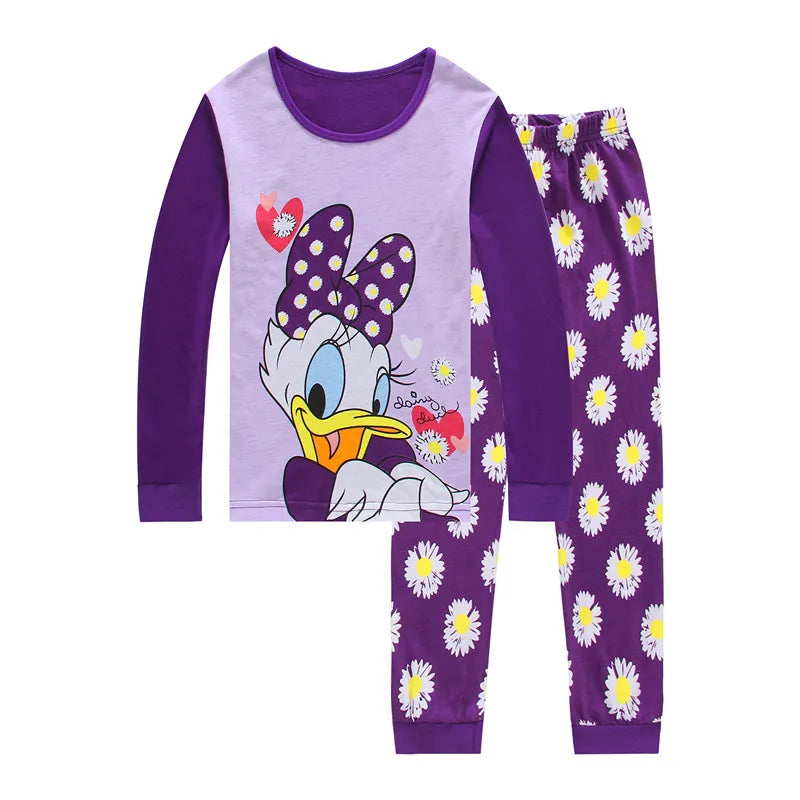Pijama Spiderman Niños Algodón - Pijama Cartoon Primavera Otoño Conjunto Cómodo Niñas - Huellitas de Vida