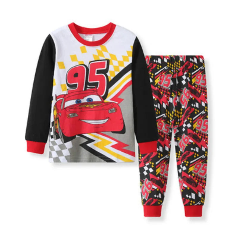 Pijama Spiderman Niños Algodón - Pijama Cartoon Primavera Otoño Conjunto Cómodo Niñas - Huellitas de Vida