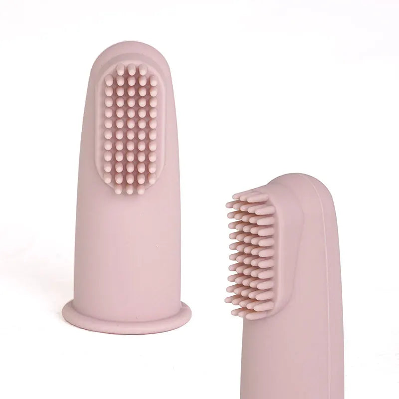 Cepillo Dental Dedo Bebé - Higiene Oral Recién Nacido Limpieza Dientes Portátil Viaje - Huellitas de Vida