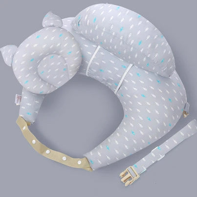 Almohada de Lactancia Multifuncional con Correa - Soporte Total Bebé - Huellitas de Vida
