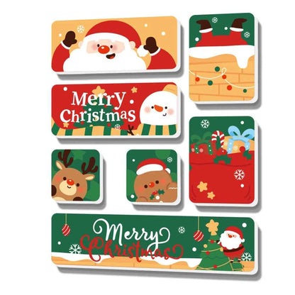 Imán Nevera Navidad Personalizable EVA - Papá Noel Árbol Decoración Magnética