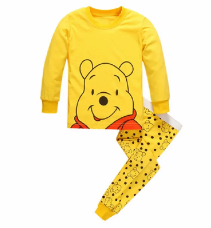 Pijama Spiderman Niños Algodón - Pijama Cartoon Primavera Otoño Conjunto Cómodo Niñas - Huellitas de Vida