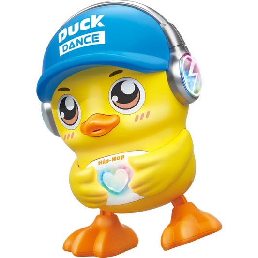 Pato Hip-Hop Eléctrico Bailarín - Juguete Musical Luces Sonidos Camina Baila Niños - Huellitas de Vida