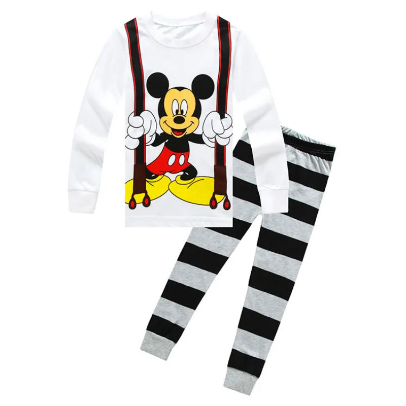Pijama Spiderman Niños Algodón - Pijama Cartoon Primavera Otoño Conjunto Cómodo Niñas - Huellitas de Vida