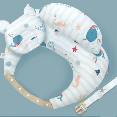 Almohada de Lactancia Multifuncional con Correa - Soporte Total Bebé - Huellitas de Vida