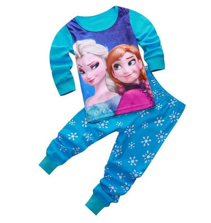 Pijama Spiderman Niños Algodón - Pijama Cartoon Primavera Otoño Conjunto Cómodo Niñas - Huellitas de Vida