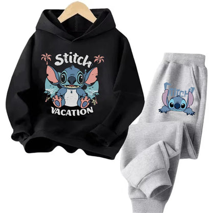Sudadera Kawaii Anime Niños - Hoodie Stitch Manga 90s Otoño Casual - Huellitas de Vida
