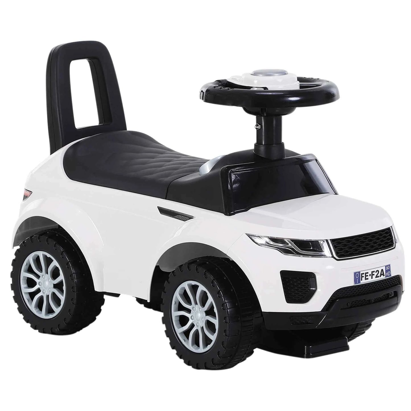 Homcom Quad Ride-On Child Car Without Pedals for Baby Walker Toy