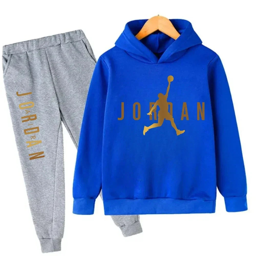 Conjunto Deportivo Slam Dunk Niños - Sudadera y Pantalón Baloncesto 2 Piezas