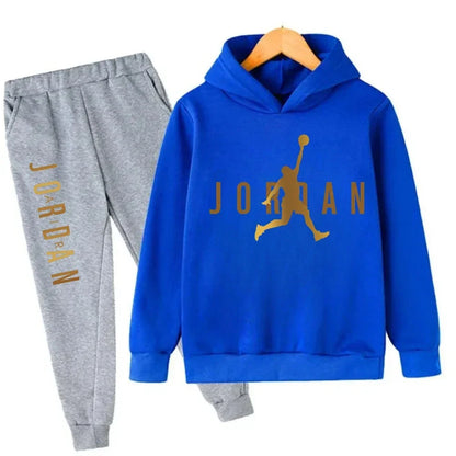 Conjunto Deportivo Slam Dunk Niños - Sudadera y Pantalón Baloncesto 2 Piezas