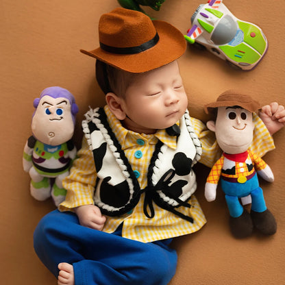 Outfit Fotografía Recién Nacido Anime - Disfraz Cosplay Niño Sesión Fotos Estudio Accesorios - Huellitas de Vida