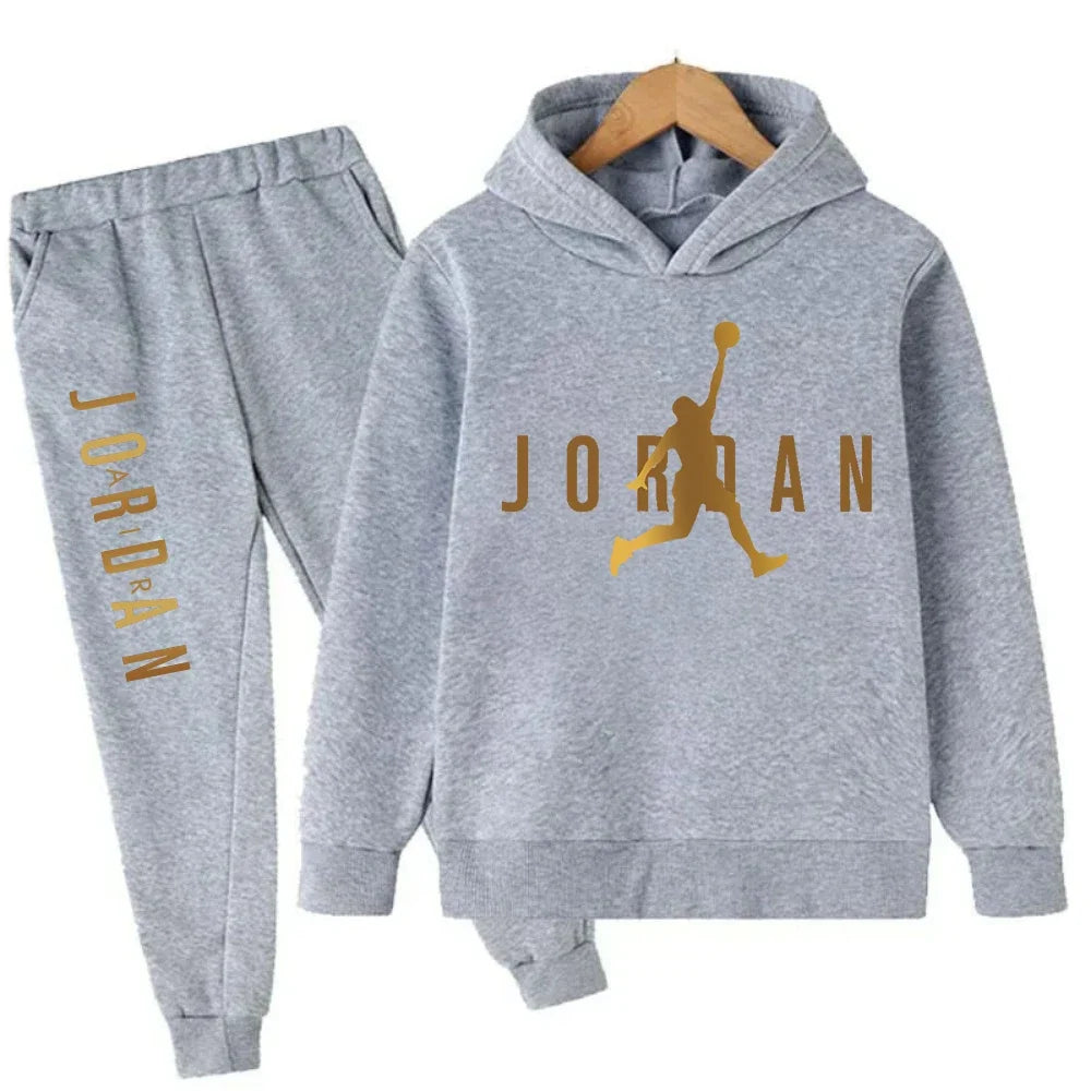 Conjunto Deportivo Slam Dunk Niños - Sudadera y Pantalón Baloncesto 2 Piezas