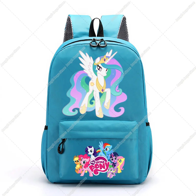 Mochila My Little Pony para Estudiantes - Gran Capacidad Vuelta al Cole - Huellitas de Vida