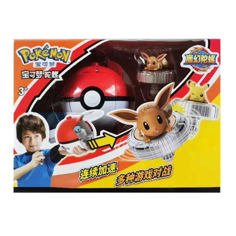 Peonza Batalla Pokémon Arena - Spinning Top Pikachu Charmander Squirtle Niños