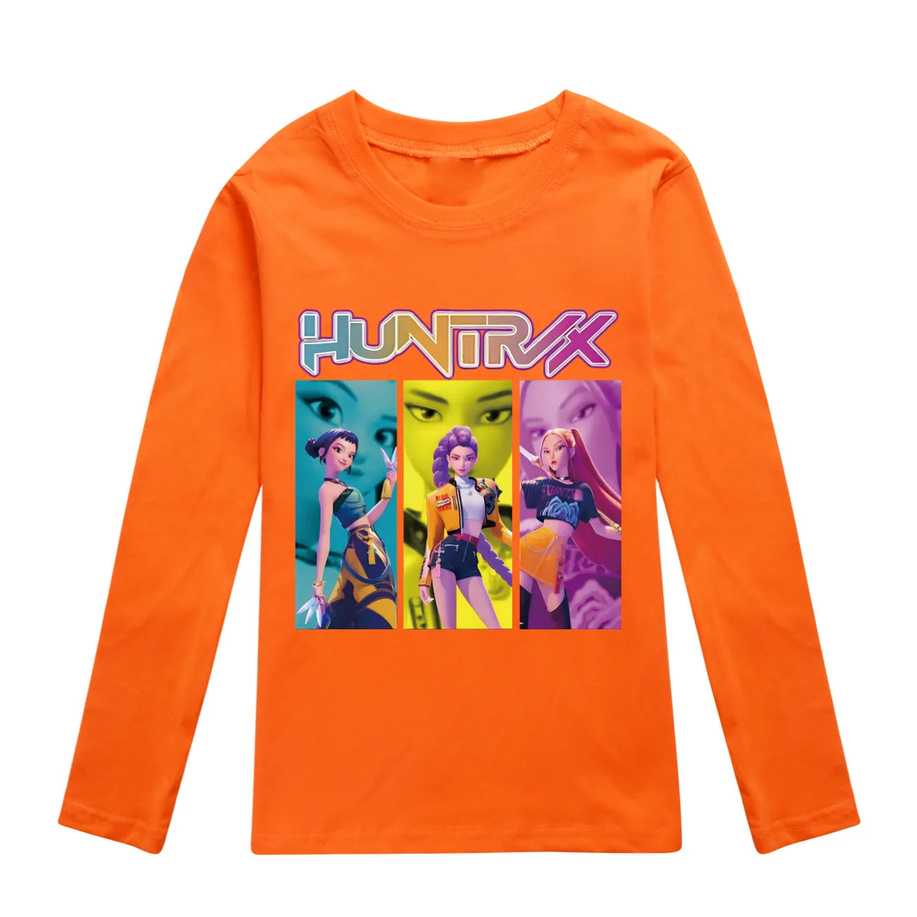 Camiseta Manga Larga KPop Demon Hunters Niños - Sudadera Algodón Streetwear