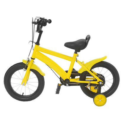 Bicicleta Infantil 14 Pulgadas Aprendizaje - Asiento Ajustable Doble Freno Niños