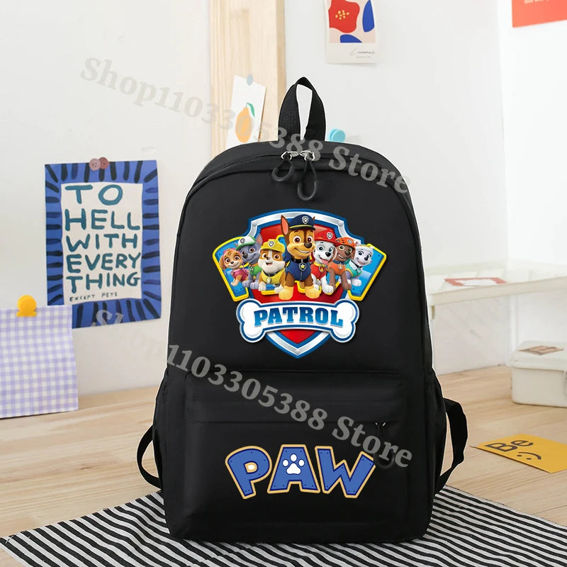 Mochila Paw Patrol Impermeable Nylon - Alta Capacidad para Estudiantes - Huellitas de Vida