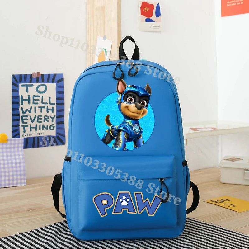 Mochila Paw Patrol Impermeable Nylon - Alta Capacidad para Estudiantes - Huellitas de Vida