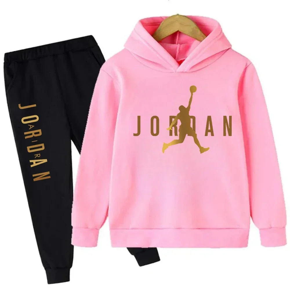 Conjunto Deportivo Slam Dunk Niños - Sudadera y Pantalón Baloncesto 2 Piezas