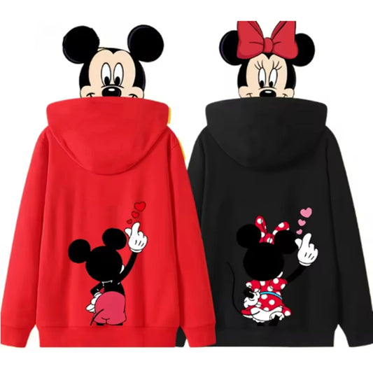 Sudadera Capucha Mickey Mouse Donald Duck Niños 3-12 Años - Hoodie Cremallera Disney