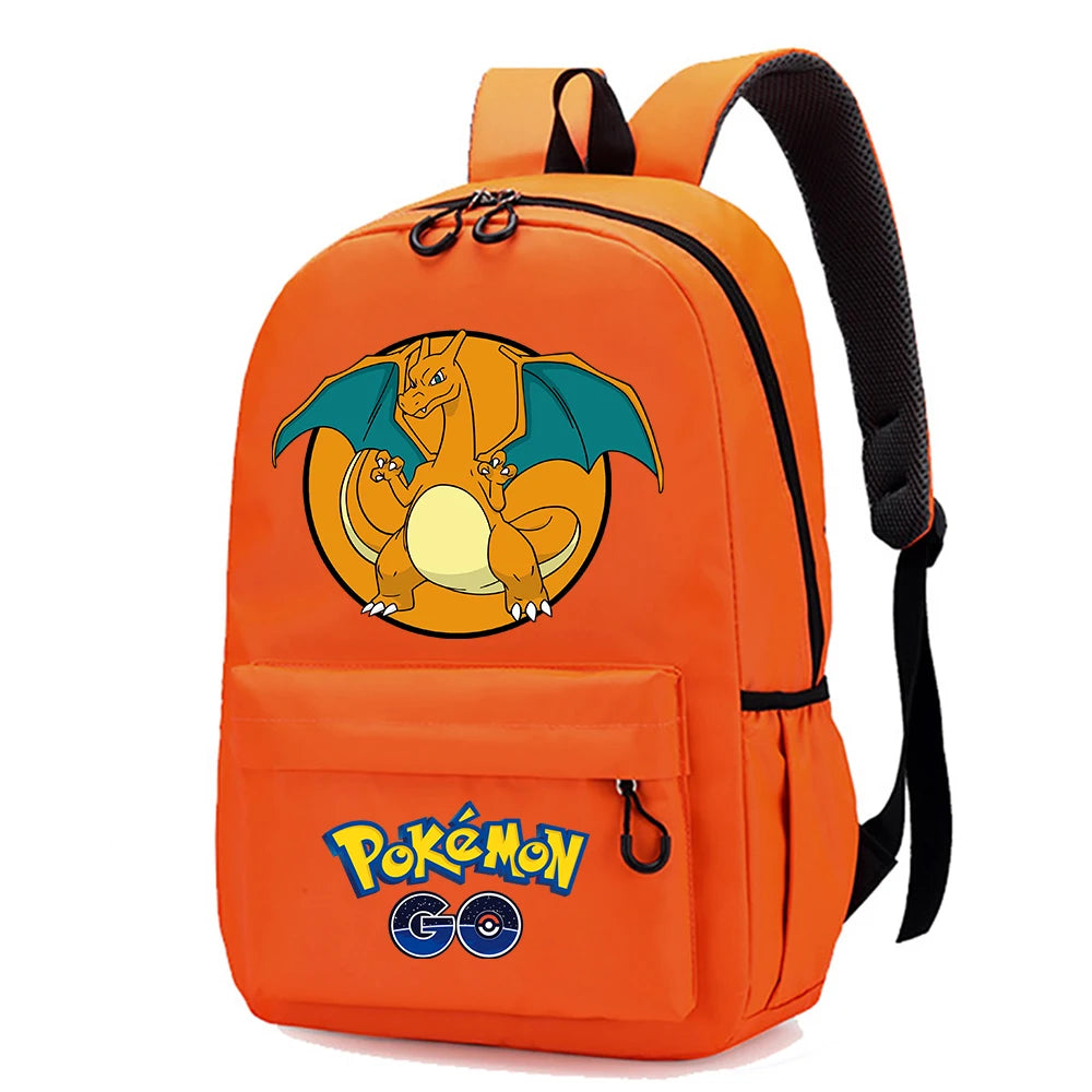 Mochila Pokémon Pikachu Gran Capacidad - Anime Escolar Primaria - Huellitas de Vida