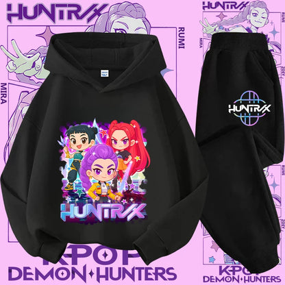 Conjunto Sudadera Niños K-pop - Sudadera y Pantalón 2 Piezas Estampado