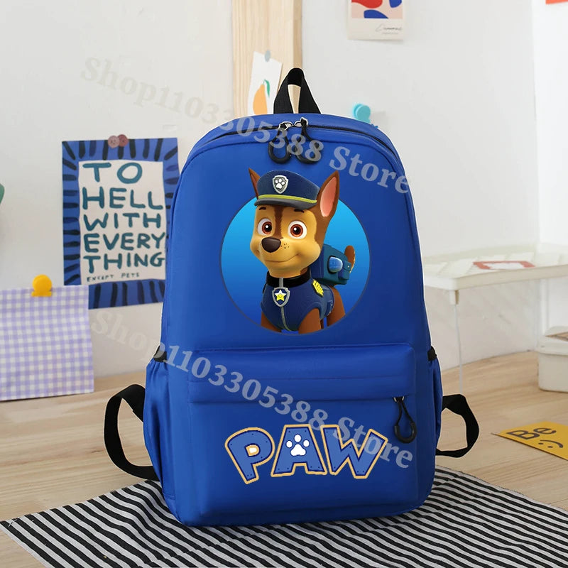 Mochila Paw Patrol Impermeable Nylon - Alta Capacidad para Estudiantes - Huellitas de Vida
