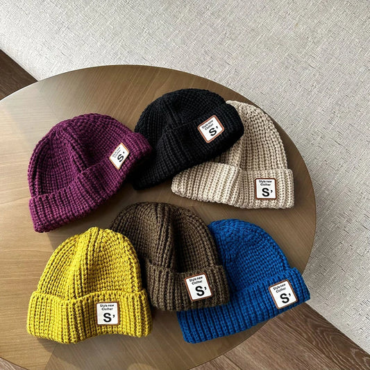 Gorro Bebé Letra S Invierno