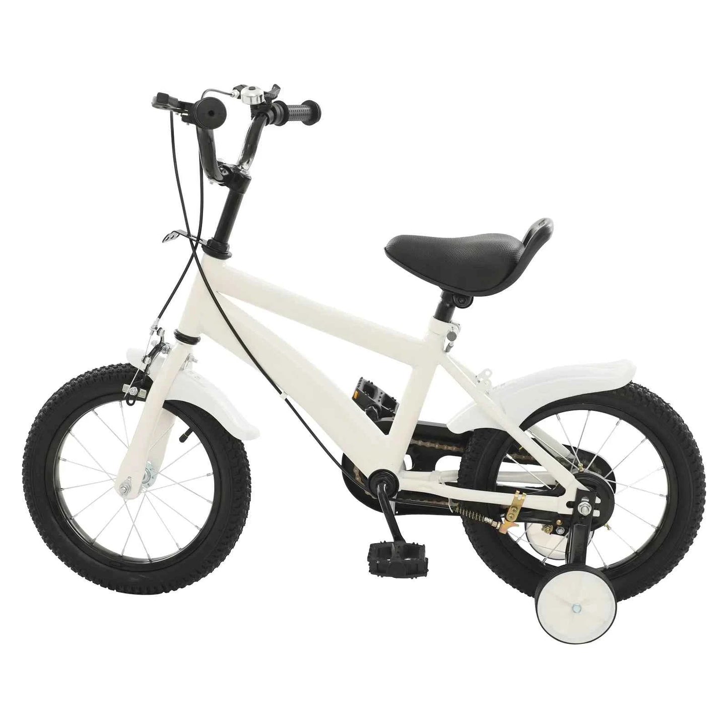 Bicicleta Infantil 14 Pulgadas Aprendizaje - Asiento Ajustable Doble Freno Niños