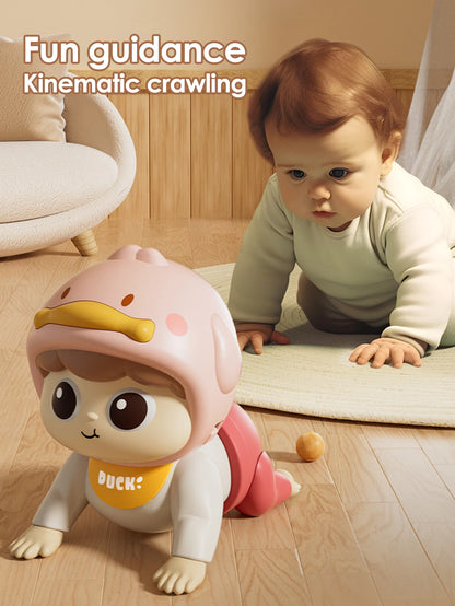 Muñeco Gateador Musical para Bebé 0-1 Años - Estimula Gateo y Desarrollo Motor - Huellitas de Vida