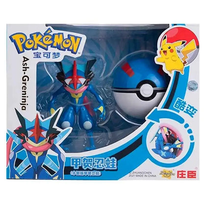 Figura Pokémon Blastoise Transformable - Pokeball Acción Deformación Niños Regalo