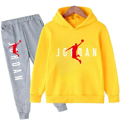 Conjunto Deportivo Slam Dunk Niños - Sudadera y Pantalón Baloncesto 2 Piezas