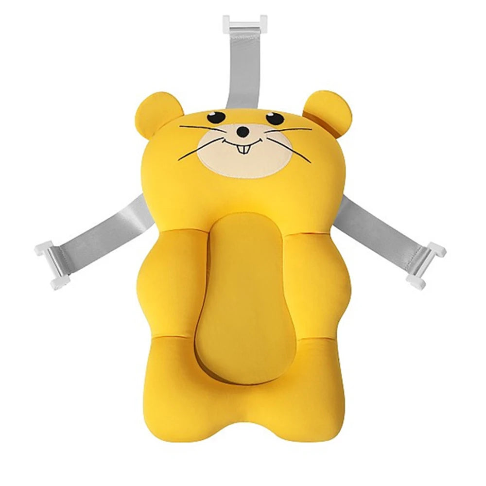 Almohadilla Baño Bebé Recién Nacido - Cojín Bañera Antideslizante Plegable